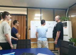 與澳大利亞客戶的設(shè)計會議在廣州總部，思想與技術(shù)的碰撞